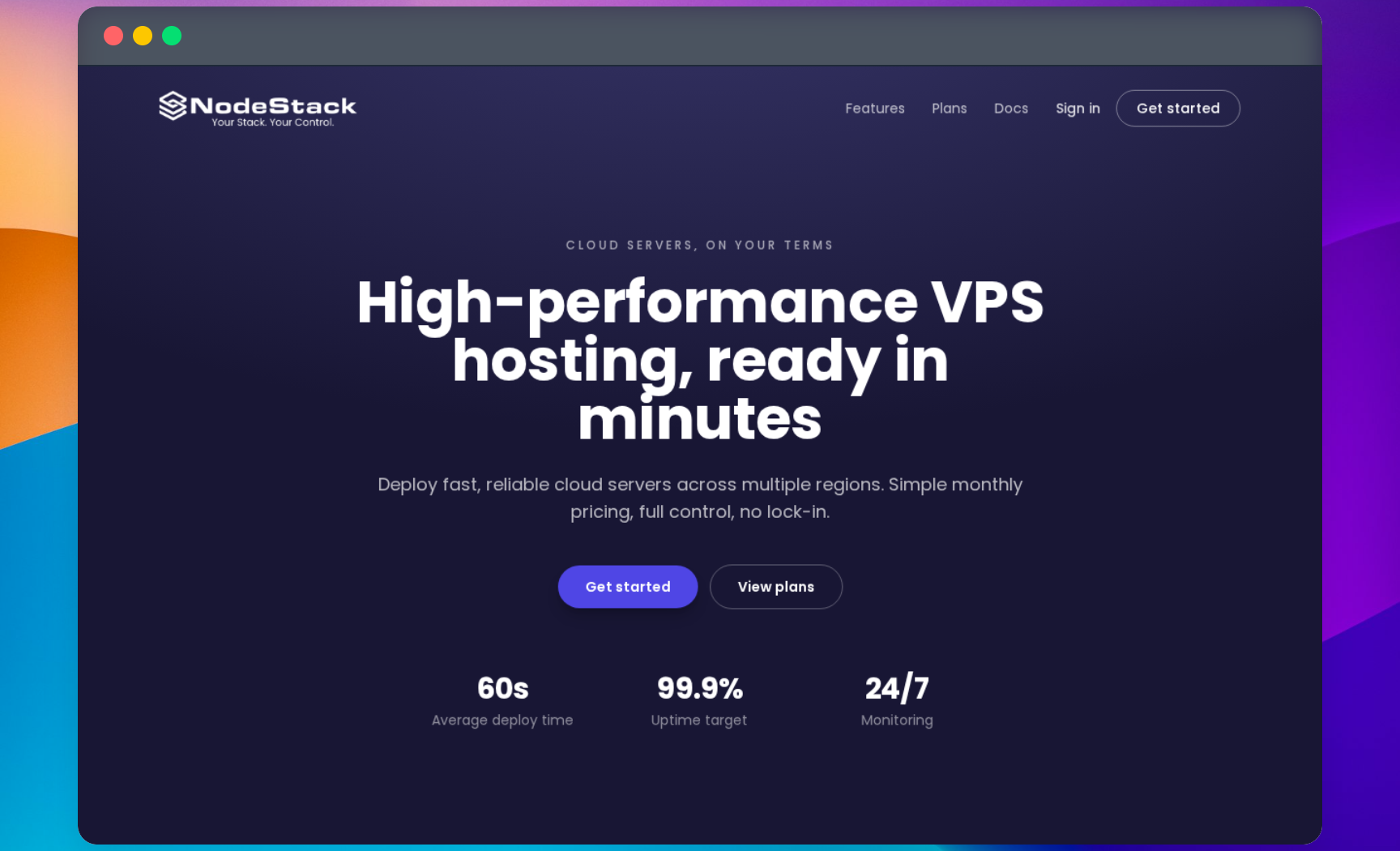 NodeStack — Australian VPS Hosting